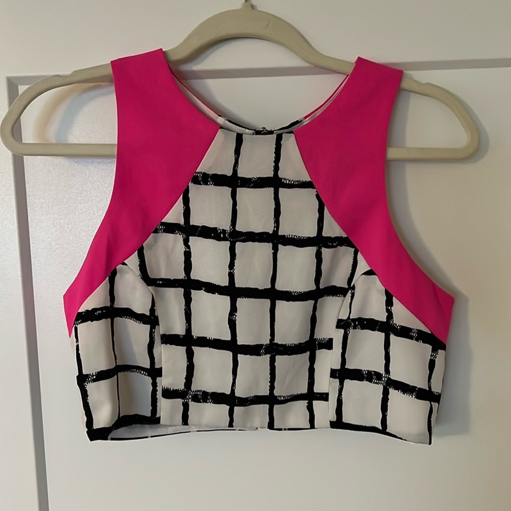 Zio Zipper Crop Top
